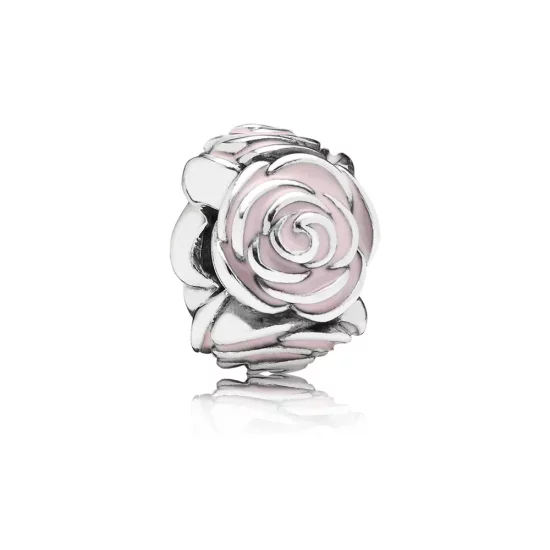 PANDORA Pink Rose Charm Clip - 791291EN40