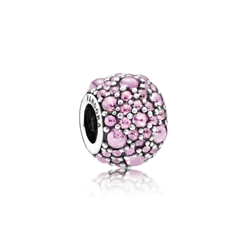 (image for) PANDORA Pink Shimmering Droplets Charm - 791755PCZ - Product Image