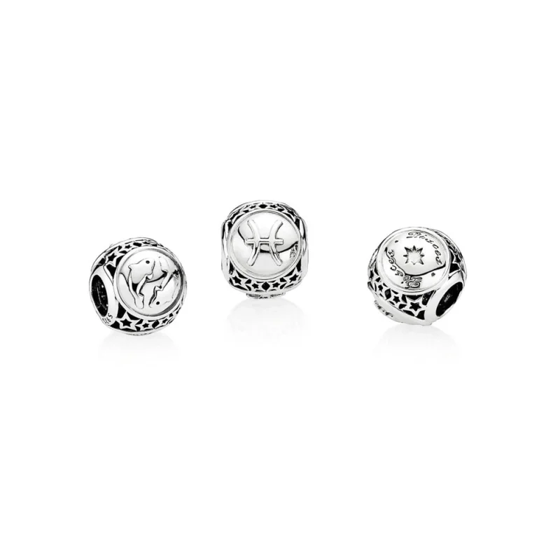 (image for) PANDORA Pisces Star Sign Charm - 791935 - View 2