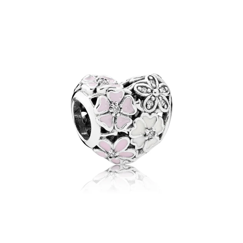 (image for) PANDORA Poetic Blooms Charm - 791825ENMX - Product Image