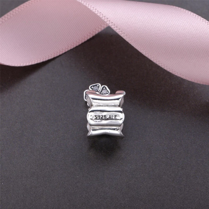 (image for) PANDORA Poetic Blooms Pendant Charm - 791827EN40 - View 3