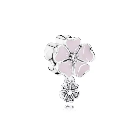 PANDORA Poetic Blooms Pendant Charm - 791827EN40