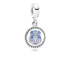 (image for) PANDORA Police Dangle Charm, Blue Enamel - ENG791169_54
