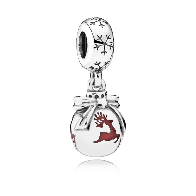 (image for) PANDORA Prancing Reindeer Pendant Jewelry - 791768EN07 - Product Image