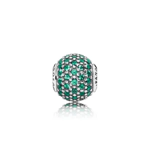 (image for) PANDORA PROSPERITY Charm, Green Crystal - 796061NGC