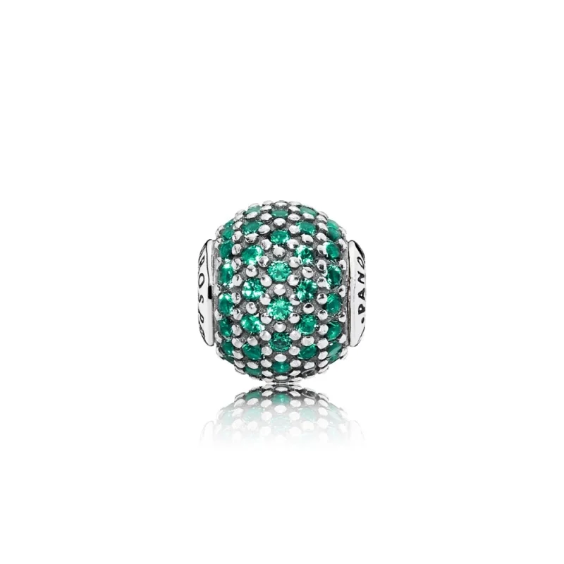 (image for) PANDORA PROSPERITY Charm, Green Crystal - 796061NGC - Product Image