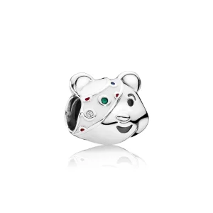 (image for) PANDORA Pudsey Bear Silver Charm - 791789CZN