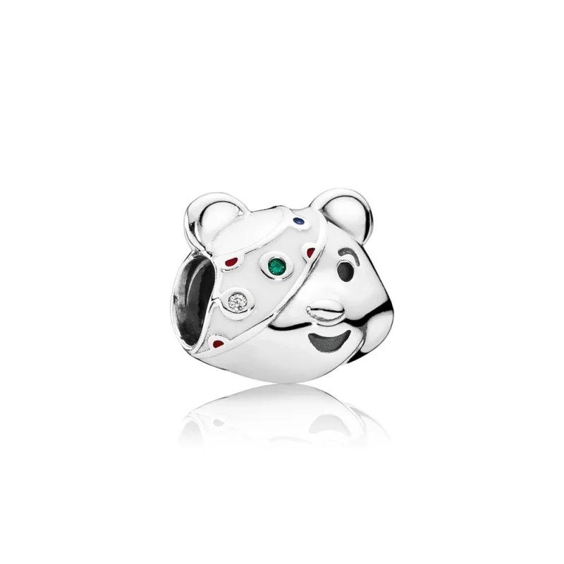 (image for) PANDORA Pudsey Bear Silver Charm - 791789CZN - Product Image