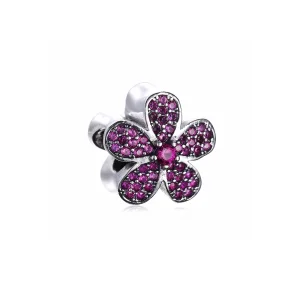 (image for) PANDORA Purple Dazzling Daisy Charm - 791480CZA