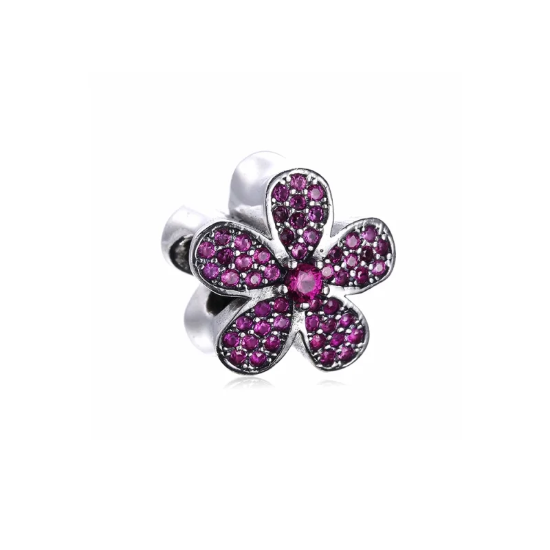 (image for) PANDORA Purple Dazzling Daisy Charm - 791480CZA - Product Image