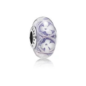 PANDORA Purple Field of Flowers Bead - 791667 PANDORA Purple Field of Flowers Bead - 791667