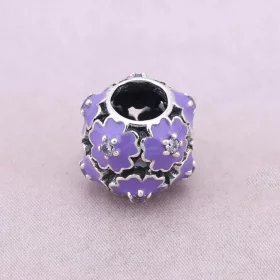 PANDORA Purple Flower Charm - PD0021-1K PANDORA Purple Flower Charm - PD0021-1K