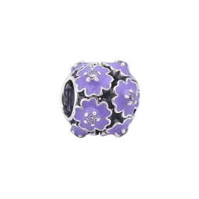 PANDORA Purple Flower Charm - PD0021-1K PANDORA Purple Flower Charm - PD0021-1K