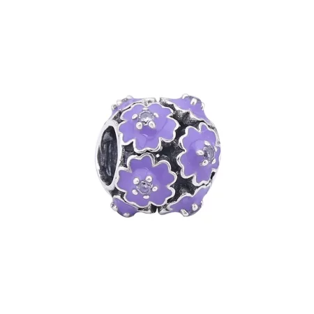 PANDORA Purple Flower Charm - PD0021-1K