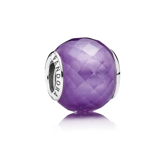 PANDORA Purple Petite Facets Charm - 791499ACZ