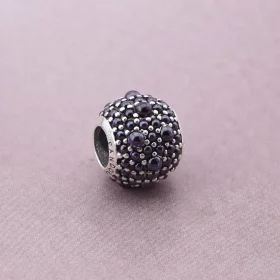 PANDORA Purple Shimmering Droplets Charm - 791755CFP PANDORA Purple Shimmering Droplets Charm - 791755CFP