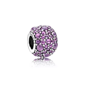 PANDORA Purple Shimmering Droplets Charm - 791755CFP