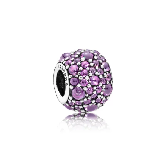 PANDORA Purple Shimmering Droplets Charm - 791755CFP