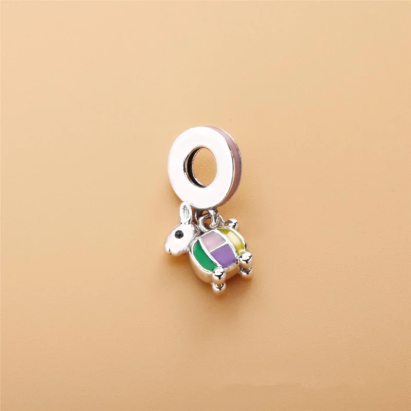(image for) PANDORA RABBIT LANTERN PENDANT CHARM - 797603ENMX - View 2