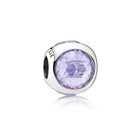 PANDORA Radiant Droplet Lavender CZ Charm - 792095LCZ PANDORA Radiant Droplet Lavender CZ Charm - 792095LCZ