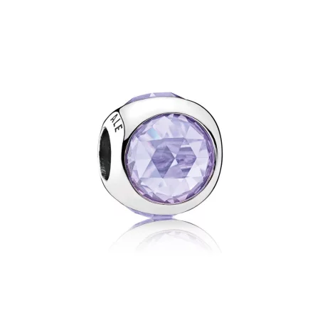 PANDORA Radiant Droplet Lavender CZ Charm - 792095LCZ PANDORA Radiant Droplet Lavender CZ Charm - 792095LCZ