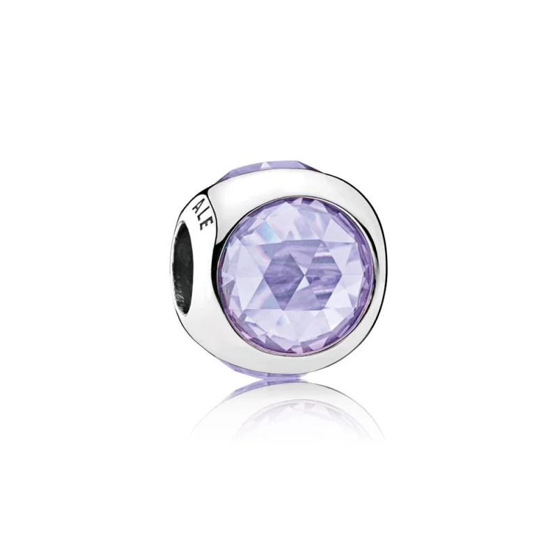 (image for) PANDORA Radiant Droplet Lavender CZ Charm - 792095LCZ - Product Image