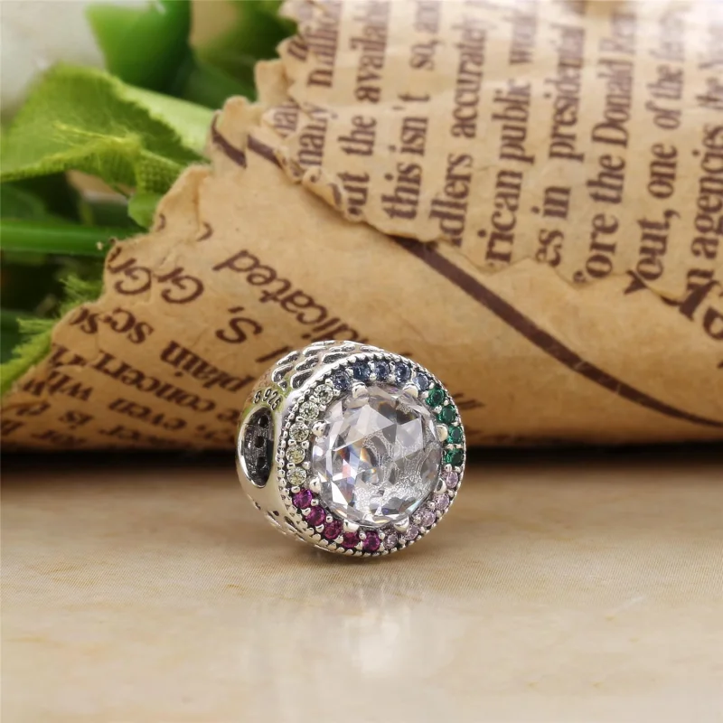 (image for) PANDORA Radiant Hearts Charm, Multicolor CZ - PX00340-1 - View 2