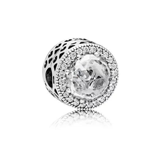 PANDORA Radiant Hearts Clip Charm - 796239CZ