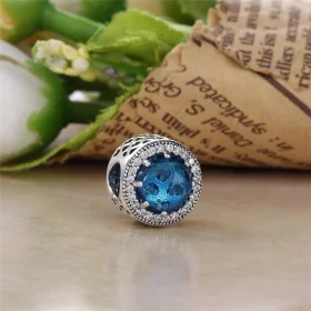 PANDORA Radiant Hearts, Glacier-Blue Crystals Clear CZ Charm - 791725NGL PANDORA Radiant Hearts, Glacier-Blue Crystals Clear CZ Charm - 791725NGL