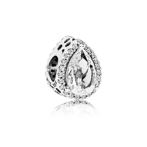 (image for) PANDORA Radiant Teardrop Clear CZ Charm - 796245CZ