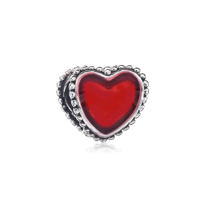 (image for) PANDORA Red Heart Charm - PD0033-1 - Product Image
