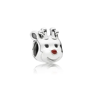 (image for) PANDORA Red-Nosed Reindeer Charm - 791781en39