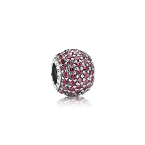 (image for) PANDORA Red Pavé Ball Charm - 791051CZR