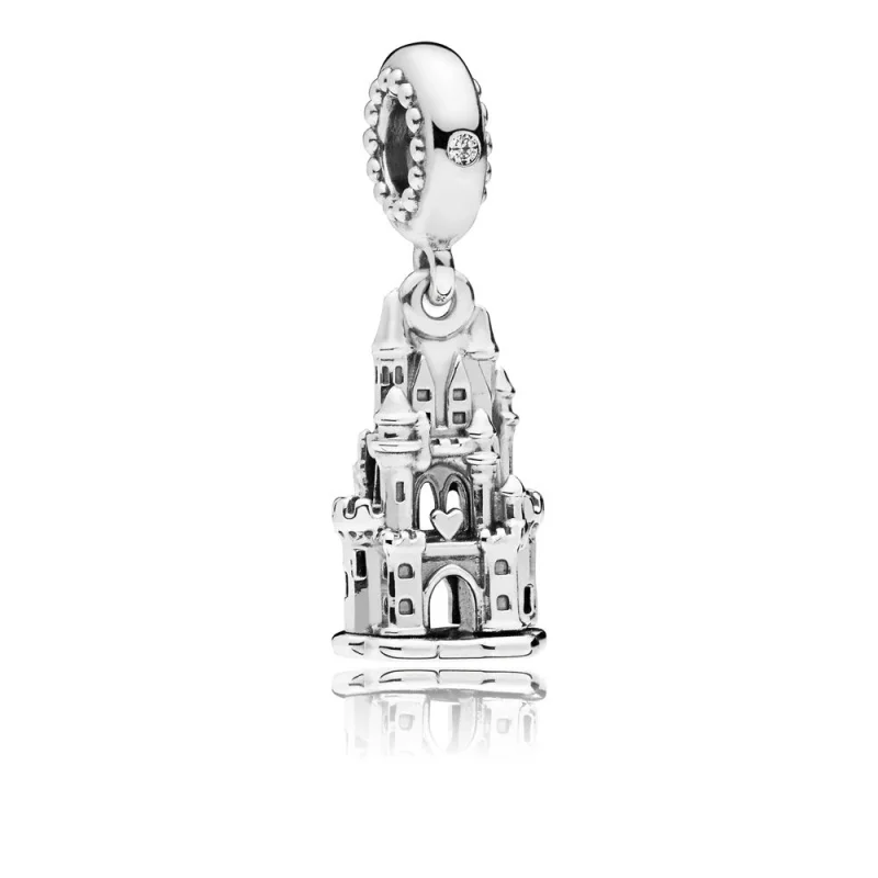(image for) PANDORA Regal Castle Dangle Charm, Clear CZ - 797651CZ - Product Image