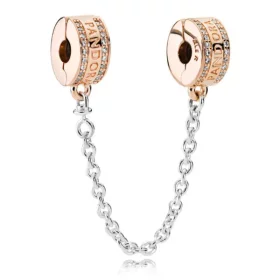 Pandora Rose Gold Logo Safety Chain - 782057CZ