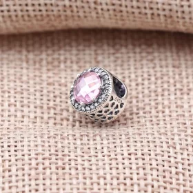 PANDORA Rosy Radiant Hearts Charm - 791725NBP PANDORA Rosy Radiant Hearts Charm - 791725NBP