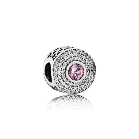 PANDORA Rosy Radiant Splendour Charm - 791763NBP