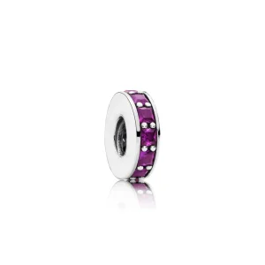 PANDORA Royal Purple Eternity Spacer Charm - 791724NRP (image for) PANDORA Royal Purple Eternity Spacer Charm - 791724NRP
