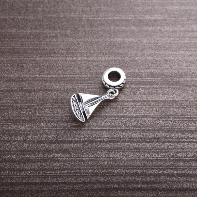 (image for) PANDORA Sail Away, Clear Cz Pendant Charm - 791138CZ - View 3