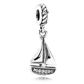 PANDORA Sail Away, Clear Cz Pendant Charm - 791138CZ PANDORA Sail Away, Clear Cz Pendant Charm - 791138CZ
