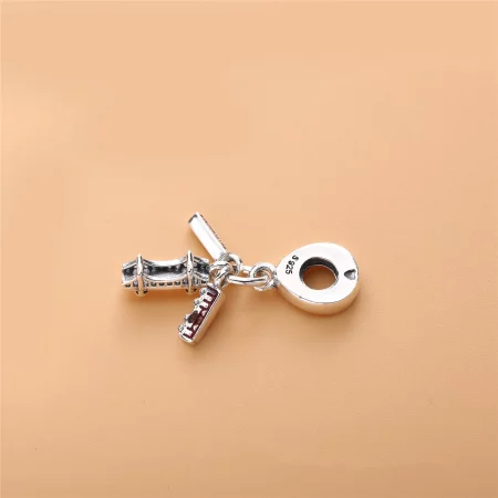 PANDORA San Francisco Highlights Dangle Charm, Red Enamel - 797218EN09