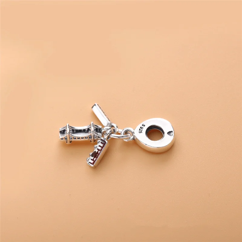 (image for) PANDORA San Francisco Highlights Dangle Charm, Red Enamel - 797218EN09 - View 3