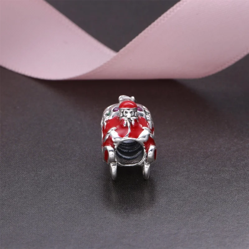 (image for) PANDORA Santa Claus and sleighs Charm - PD0098-1G - View 3