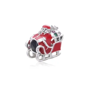 (image for) PANDORA Santa Claus and sleighs Charm - PD0098-1G
