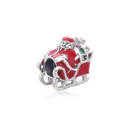 PANDORA Santa Claus and sleighs Charm - PD0098-1G