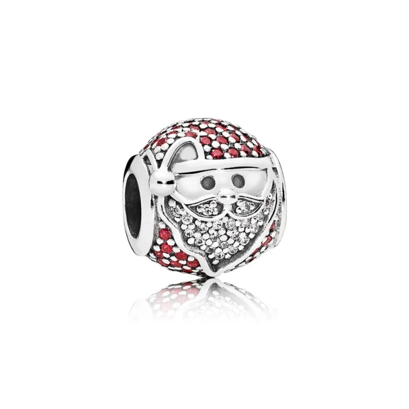 (image for) PANDORA Santa Claus head Charm - 796385CZR - Product Image