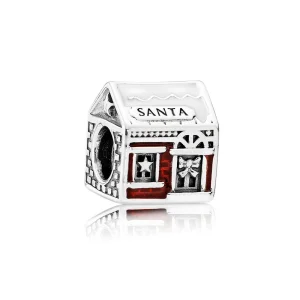 PANDORA Santa’s Grotto Charm - 792003ENMX (image for) PANDORA Santa’s Grotto Charm - 792003ENMX