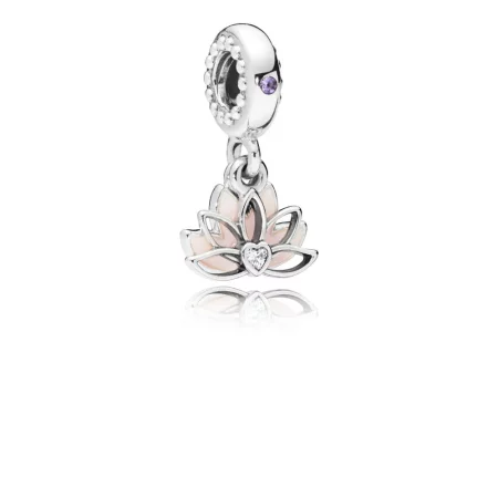 PANDORA Serene Lotus Flower Dangle Charm - 797259CZ