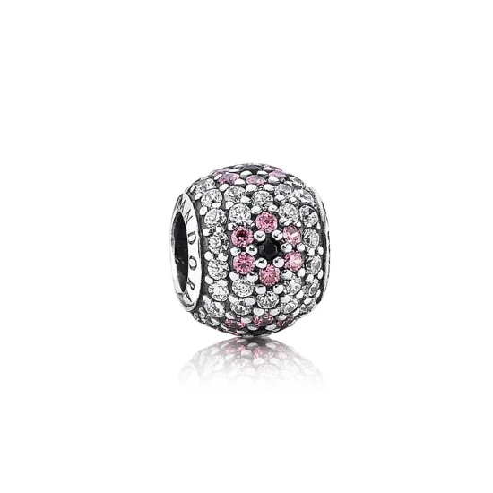 (image for) PANDORA Shimmering Blossom, Multi-Colored Cz Charm - 791129CZ