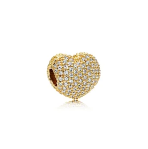 (image for) PANDORA Shine Pave Open My Heart Clip Charm - 767156CZ
